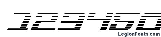 Infinity Formula Gradient Ital Font, Number Fonts