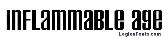 Inflammable Age Font