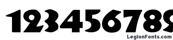 Informal 011 Black BT Font, Number Fonts