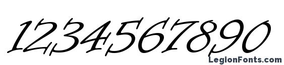 Informal Roman Font, Number Fonts