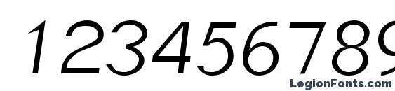 Informaloblique Font, Number Fonts