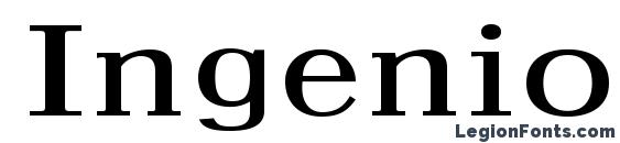 Ingenio SSi font, free Ingenio SSi font, preview Ingenio SSi font
