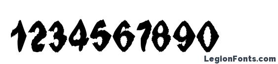 Ingothical Weird Solid Font, Number Fonts
