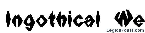 Ingothical Weird Solid Font