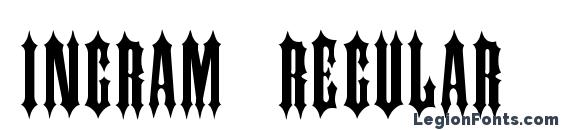 INGRAM Regular Font, Medieval Fonts