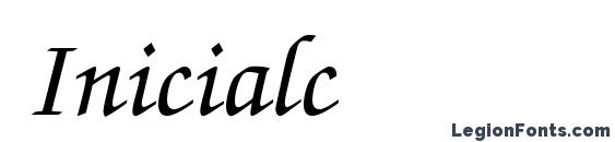 шрифт Inicialc, бесплатный шрифт Inicialc, предварительный просмотр шрифта Inicialc