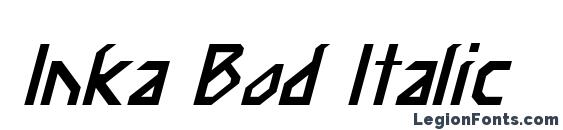 Шрифт Inka Bod Italic