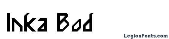 шрифт Inka Bod, бесплатный шрифт Inka Bod, предварительный просмотр шрифта Inka Bod