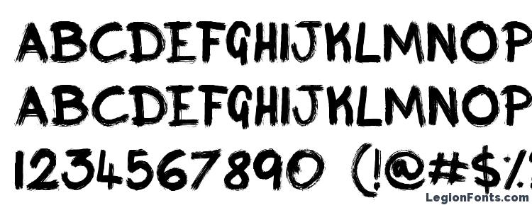 glyphs Inky font, сharacters Inky font, symbols Inky font, character map Inky font, preview Inky font, abc Inky font, Inky font