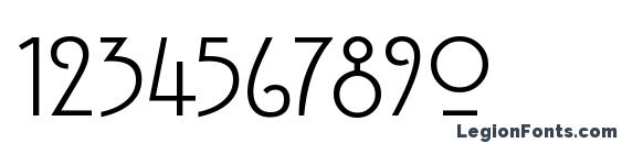 Inlaid Font, Number Fonts