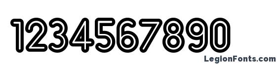 Inset5 Font, Number Fonts