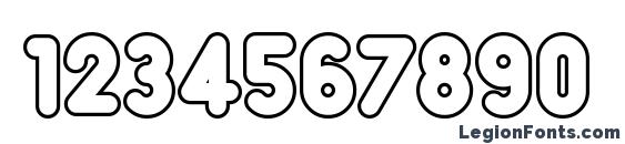 InsetC Font, Number Fonts