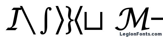 Insight Math Symbol SSi Symbol Font