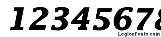 Insight SSi Bold Italic Font, Number Fonts