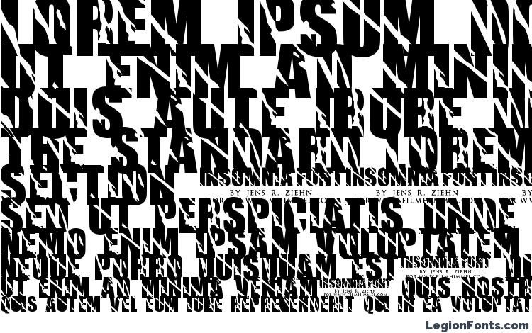 specimens Insomnia 1 font, sample Insomnia 1 font, an example of writing Insomnia 1 font, review Insomnia 1 font, preview Insomnia 1 font, Insomnia 1 font