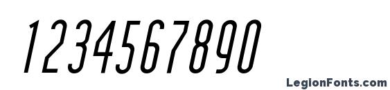 Institution Italic Font, Number Fonts