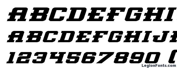 глифы шрифта Interceptor Bold ExpItalic, символы шрифта Interceptor Bold ExpItalic, символьная карта шрифта Interceptor Bold ExpItalic, предварительный просмотр шрифта Interceptor Bold ExpItalic, алфавит шрифта Interceptor Bold ExpItalic, шрифт Interceptor Bold ExpItalic