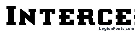 Interceptor Bold Font