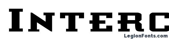 Interceptor Expanded Font