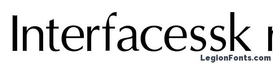 Interfacessk regular font, free Interfacessk regular font, preview Interfacessk regular font