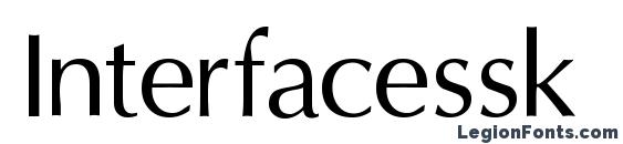 Interfacessk Font