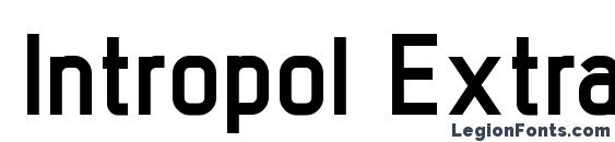 Шрифт Intropol ExtraBold