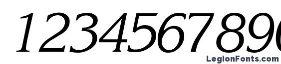 Intuitionssk italic Font, Number Fonts