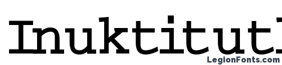 Inuktitutlightssk bold Font