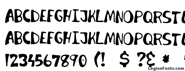 glyphs Invader candy font, сharacters Invader candy font, symbols Invader candy font, character map Invader candy font, preview Invader candy font, abc Invader candy font, Invader candy font