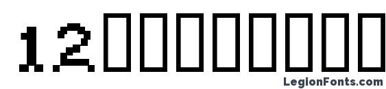 invader Font, Number Fonts