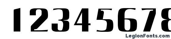 Inverserif Regular DB Font, Number Fonts