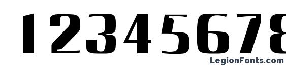 Inverserif Regular Font, Number Fonts