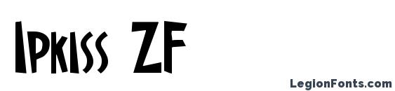 Ipkiss ZF Font, Bold Fonts