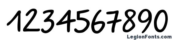 Irinactt normal Font, Number Fonts