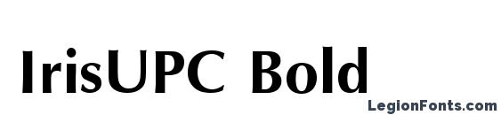 IrisUPC Bold font, free IrisUPC Bold font, preview IrisUPC Bold font