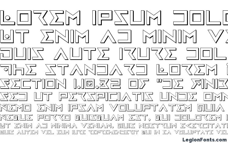 specimens Iron Cobra 3D font, sample Iron Cobra 3D font, an example of writing Iron Cobra 3D font, review Iron Cobra 3D font, preview Iron Cobra 3D font, Iron Cobra 3D font