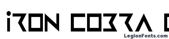 Шрифт Iron Cobra Condensed