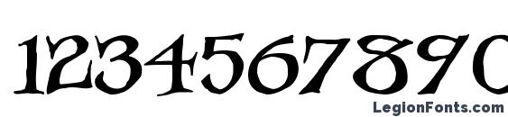 Iron latch Font, Number Fonts