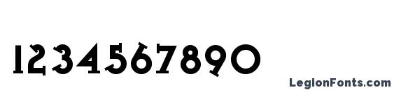 Iron League Black Font, Number Fonts