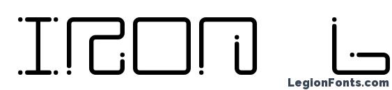 Шрифт Iron Lounge Dots, Современные шрифты