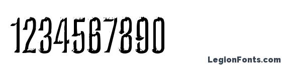 Iron lung Font, Number Fonts
