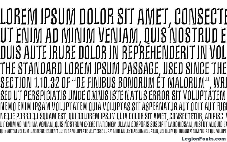 specimens Iron lung font, sample Iron lung font, an example of writing Iron lung font, review Iron lung font, preview Iron lung font, Iron lung font