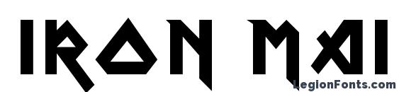 шрифт Iron Maiden Cyr, бесплатный шрифт Iron Maiden Cyr, предварительный просмотр шрифта Iron Maiden Cyr