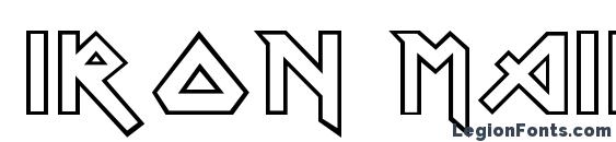 Iron Maiden font, free Iron Maiden font, preview Iron Maiden font