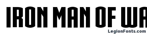 IRON MAN OF WAR 002 NCV font, free IRON MAN OF WAR 002 NCV font, preview IRON MAN OF WAR 002 NCV font