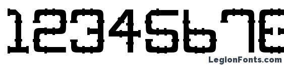 IronPipe Font, Number Fonts