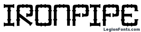 IronPipe font, free IronPipe font, preview IronPipe font