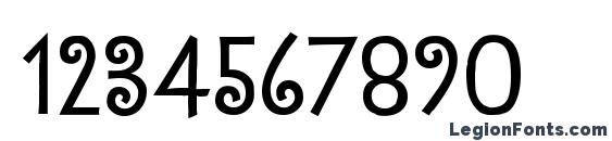 IronworkITC TT Font, Number Fonts
