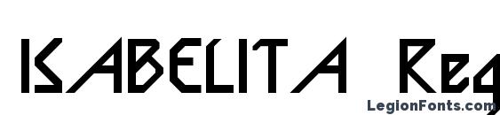 шрифт ISABELITA Regular, бесплатный шрифт ISABELITA Regular, предварительный просмотр шрифта ISABELITA Regular