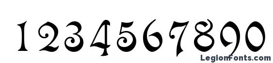 Isabella Decor Font, Number Fonts